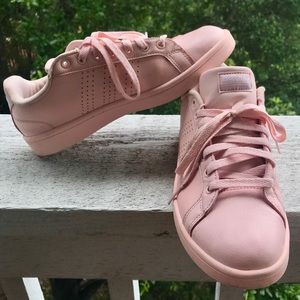 Adidas Cloudfoam Pink Tennis Shoes